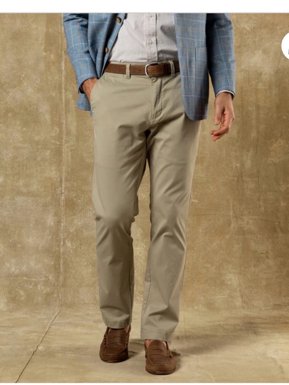 Golden Goose Men's Tan Chino Pants